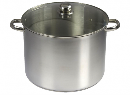 Bucatarie & Servire - Oala cu capac Baumalu 342684, 19 L, 32 x 32 x 32 cm, Oțel inoxidabil