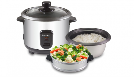 Multicooker - Oala electrica Beper de gătit orez, 1 litru pentru 625g orez