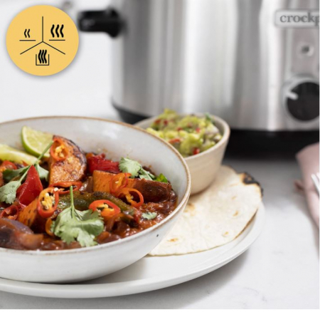 Oala electrica Crock-Pot Slow Cooker, 3.5L, otel inoxidabil, CSC085X [5]