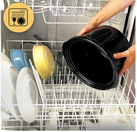 Oala electrica Crock-Pot Slow Cooker, 3.5L, otel inoxidabil, CSC085X [6]