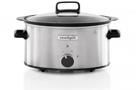 Oala electrica Crock-Pot Slow Cooker, 3.5L, otel inoxidabil, CSC085X [0]