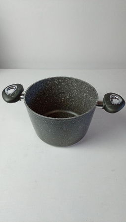 Oala marmorata antiaderenta Aeternum, Madame Petravera 3.0, cu inducție, Diametru 20 cm, Gri [1]