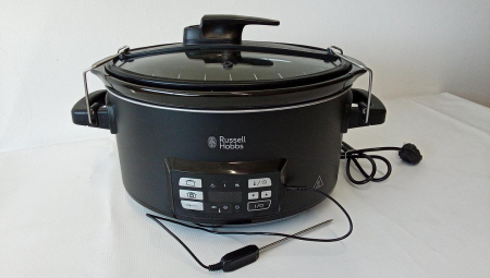 Oală Pentru Gătit Lent Russell Hobbs 25630-56, termometru inclus, negru [2]