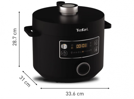 Oala sub presiune electrica Tefal CY7548 Turbo Cuisine Multicooker, 1000 W, 4.8 L [8]