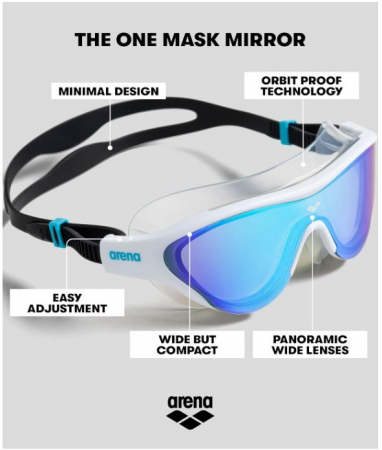 Ochelari de înot Arena The One Mask Mirror, unisex [4]