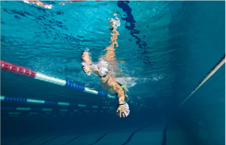 Ochelari de înot Arena Tracks Mirror Competition pentru adulți cu lentile în oglindă [3]