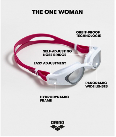 Ochelari de înot dama Arena The One, protecție UV, anti-aburire [6]