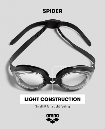 Ochelari de înot pentru adulți Arena Spider cu protecție UV si anti-aburire [5]