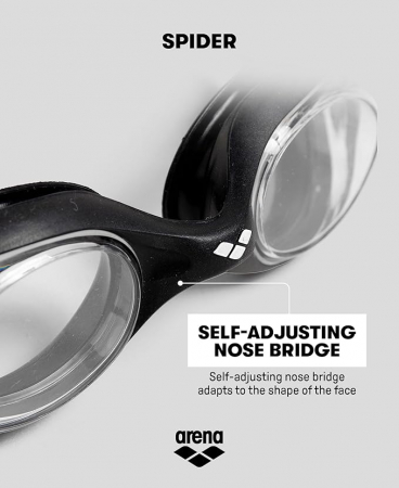 Ochelari de înot pentru adulți Arena Spider cu protecție UV si anti-aburire [7]