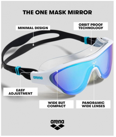 Ochelari de inot pentru adulti Arena The One Mask Mirror, anti-aburire [5]