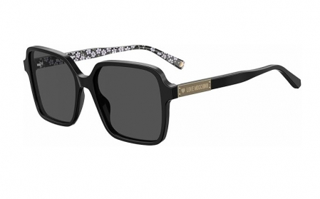 Ochelari de soare - Ochelari de soare pentru femei Love Moschino MOL032/S, 807/IR Negru, 55-17-140