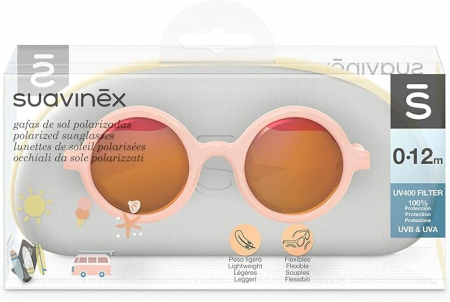Ochelari de soare SUAVINEX pentru copii intre 0-12 luni, portocaliu [8]