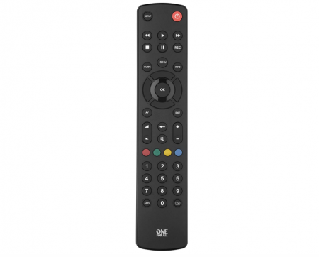 One For All URC1210 Contour Telecomanda universala pentru televizor/Smart TV, Negru [1]