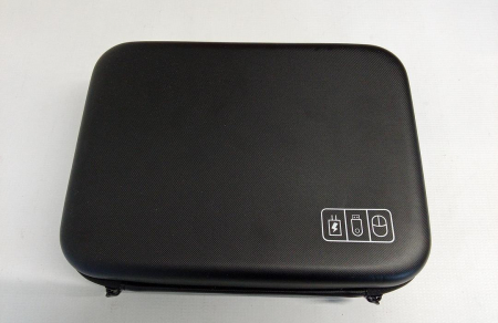 Organizator de accesorii electronice si cabluri ProCase, 30 x 20 cm, negru [1]