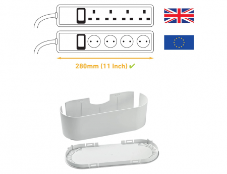 Organizator de cabluri tip cutie D-Line [1]