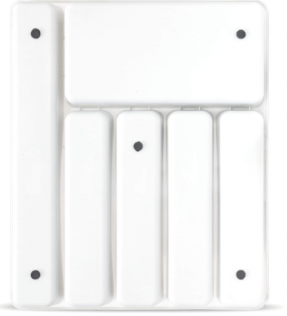 Organizator de tacâmuri Relaxdays cu 6 compartimente, 5 x 32.5 x 40.5 cm [6]