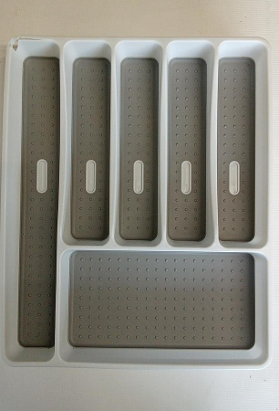 Organizator de tacâmuri Relaxdays cu 6 compartimente, 5 x 32.5 x 40.5 cm [2]