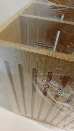 Organizator pentru birou Relaxdays, 3 compartimente, 30 x 28 x 26.5 cm [3]