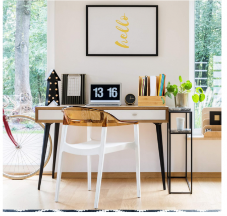 Organizator pentru birou Relaxdays, 3 compartimente, 30 x 28 x 26.5 cm [5]