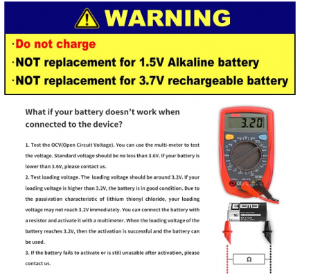 Pachet 10 baterii cu litiu EEMB ER14250 1/2AA 3.6VPachet 10 baterii cu litiu EEMB ER14250 1/2AA 3.6V [2]