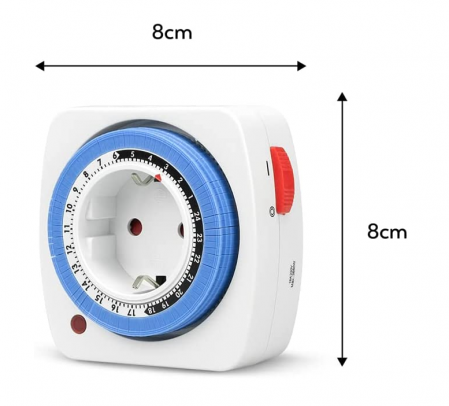 Pachet 2 mini temporizatoare analogice de interior Garza [2]