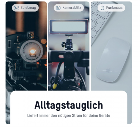 Pachet 2x Baterii reîncărcabile ANSMANN AA pentru telefon Dect Baterie, 1300 mAh [5]