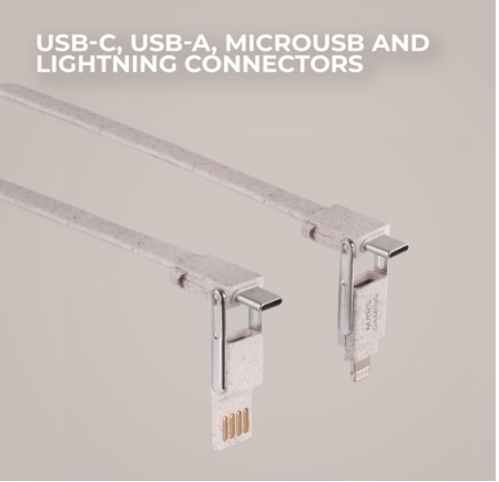 Pachet 2x Cabluri de încărcare MarsGaming MCA-ECO, 1 m, 3.1 A, 50 W [3]