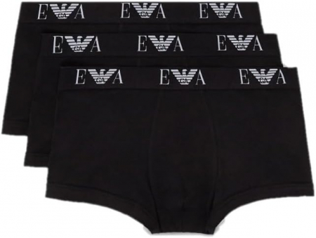 Pachet 3 Boxeri pentru bărbați, Emporio Armani, negru, Marimea L [0]