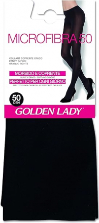Imbracaminte femei - Pachet 3 Colanți din microfibră pentru femei Golden Lady 50 DEN, negru, Marimea 3-M