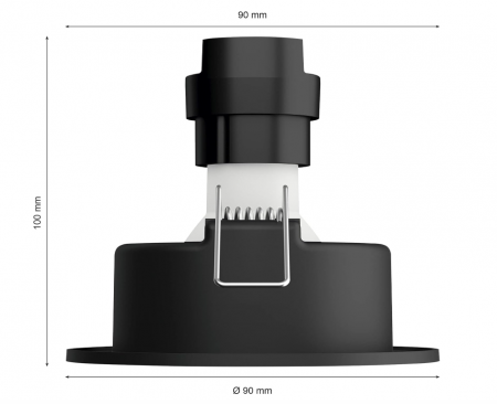 Pachet 3 spoturi incastrate LED RGB inteligente Philips Hue Centura, 3 x 250 lumeni [6]