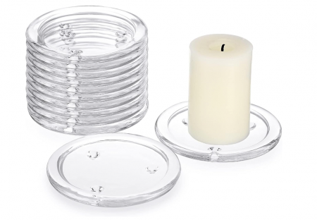 TOATE PRODUSELE - Pachet de 12 Suporturi de sticlă pentru lumanari SUMNACON