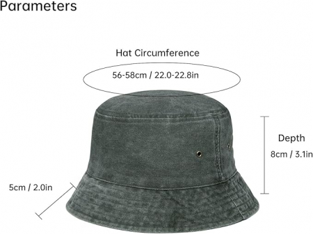 Palarie de pescar vintage YAMEIZE, protectie UV400 [1]