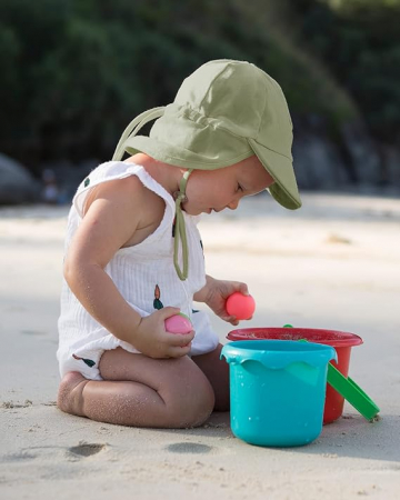 Pălărie de soare pentru bebeluși FURTALK, UPF 50+, 2-4 ani [5]