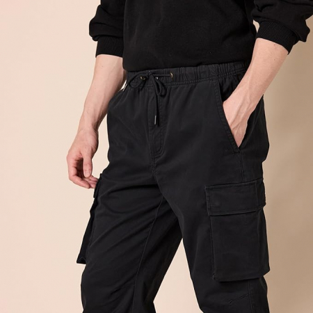 Pantaloni cargo pentru bărbați Amazon Essentials, cu talie standard, cu șnur, XXL [2]