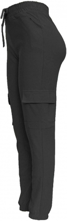 Pantaloni cargo pentru femei Xpose, cu talie inalta, casual, negru, XL/XXL [1]