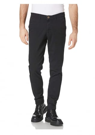 Super Oferte - Pantaloni chino Jack & Jones Jjimarco Jjdave pentru bărbați, negru, 28W/32L