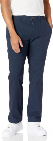 Fashion - Pantaloni chino pentru bărbați Amazon Essentials, casual, elastici, 48Wx30L