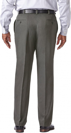 Pantaloni de bărbați Haggar, casual, Cool 18 Pro Classic Fit, gri, 40W/31L [1]