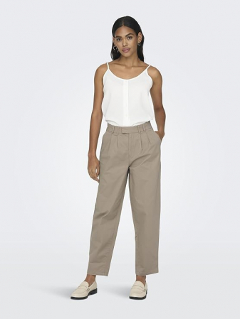 Pantaloni de damă ONLY Onlevelyn HW Loose Pleat Chino Pnt Noos, XS/30 [4]