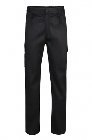 Fashion - Pantaloni de lucru VELILLA 345, cu buzunare multiple, unisex, negru, marime 42