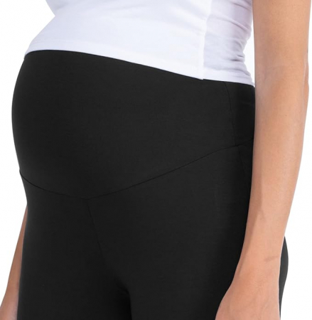 Pantaloni de maternitate pentru gravide MAMAJEANS Cinzia, Negru, M/38 [4]