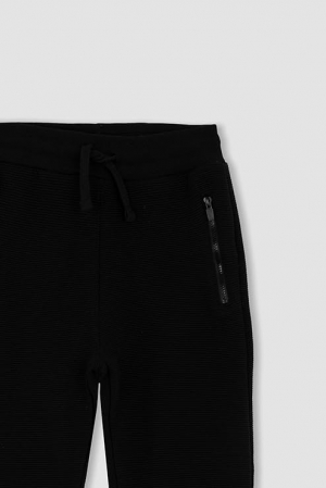 Pantaloni de trening lungi pentru băieți DeFacto, negru, 11-12 ani [1]