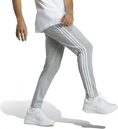 Pantaloni de trening pentru barbati Adidas Essentials, 3 dungi, gri, M [5]