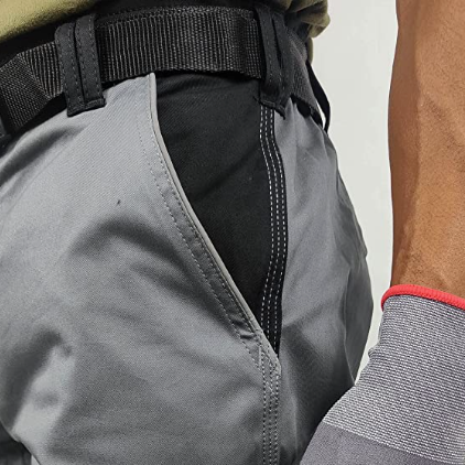 Pantaloni elastici de lucru Gahibre, cu genunchiere, reflectorizanti, Marimea M [2]