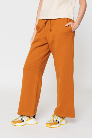 Pantaloni largi pentru femei, maro, Marimea S [3]