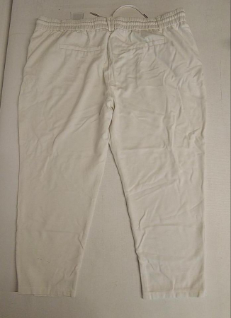 Pantaloni lungi pentru femei ONLY Onlpoptrash, alb, 3XL/30L [5]