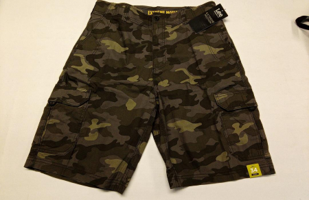 Pantaloni scurti cargo pentru barbati Lee Extreme Motion, Woodland Camo, 34W [1]