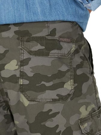 Pantaloni scurti cargo pentru barbati Lee Extreme Motion, Woodland Camo, 34W [6]