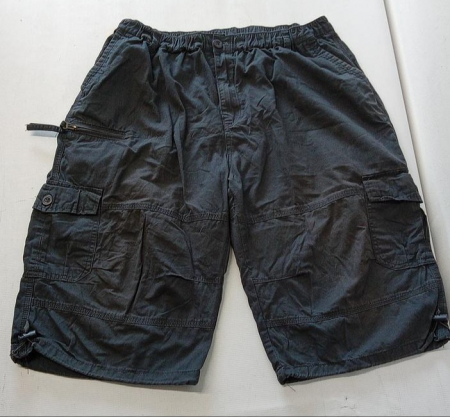 Pantaloni scurți cargo, relaxați, gri, marime 3XL [1]