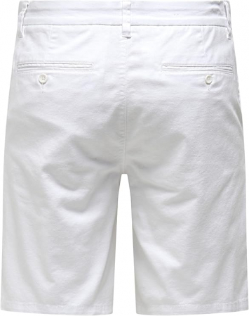 Pantaloni scurți chino pentru bărbați ONLY & SONS ONSMARK 0011, alb, S [1]